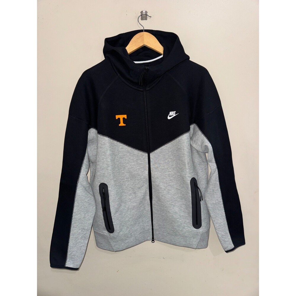 Mens L Nike Tennessee Volunteers Vols Team Issued PE Tech Fleece FZ Hoodie RARE